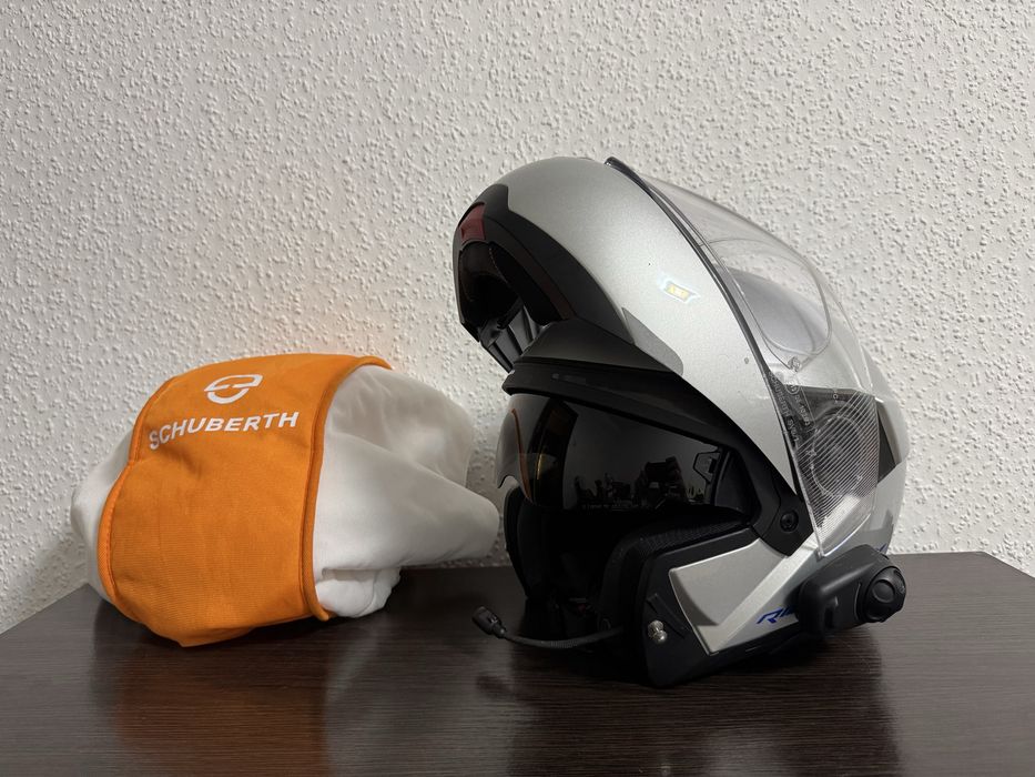 Мотошлем Schuberth C4 + гарнитура Sena SMH5 bleutooth размер М57-58 L5