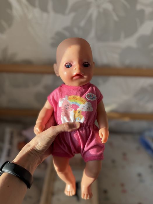 Ліжко та лялька baby born