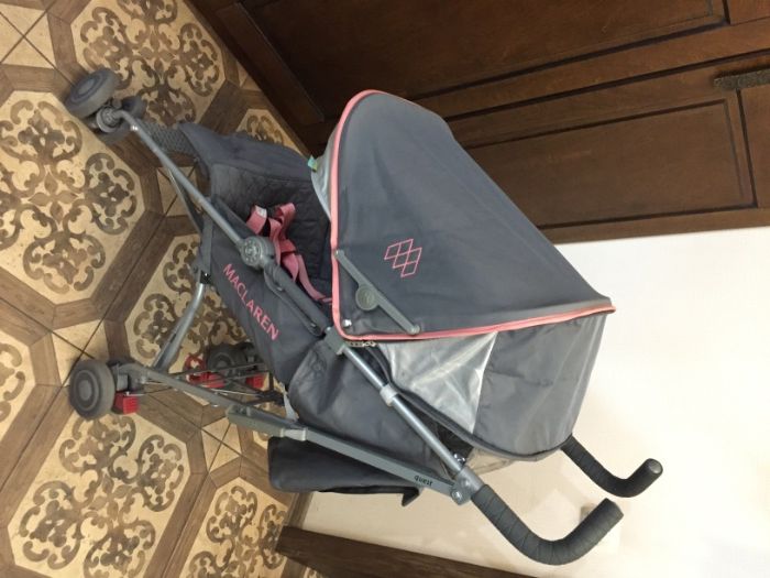 Коляска-трость Maclaren Quest Charcoal/Primrose