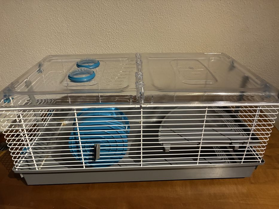 Gaiola usada para hamster ou gerbo