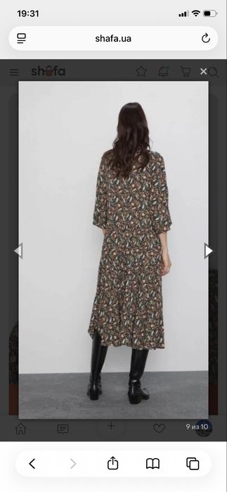 Сукня zara квітковий принт
