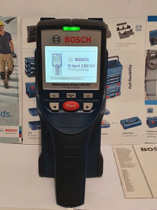 Najlepszy nowy wykrywacz detektor BOSCH D-TECT 150 SV Wallscanner 15cm