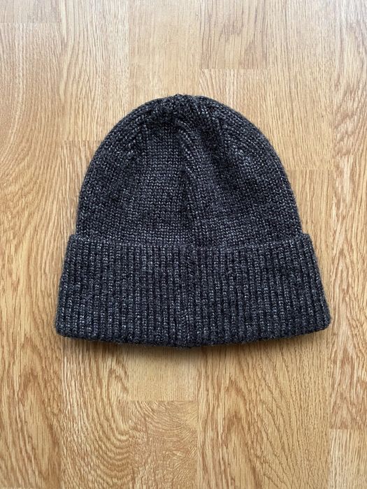 Шерстяная шапка New Era с подворотом теплая бини вязаная оригинал