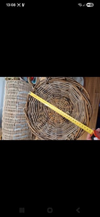 Rattanowy kosz z kloszem Riviera rattan holenderski