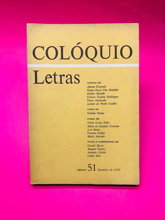 Colóquio: Letras