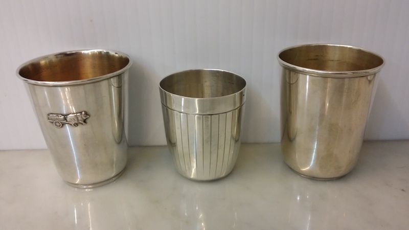 Copo antigo em prata portuguesa