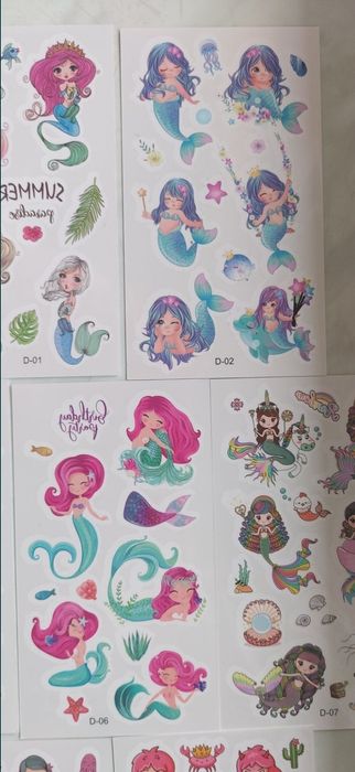 Тату для дівчинки РУСАЛКА