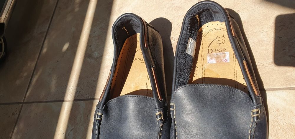 Mokasyny ze skóry DINGO rozmiar 43 wkładka 27,5cm stan bardzo dobry