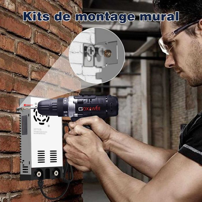 IMAYCC Zasilacz impulsowy 12 V 50 A, 600 W