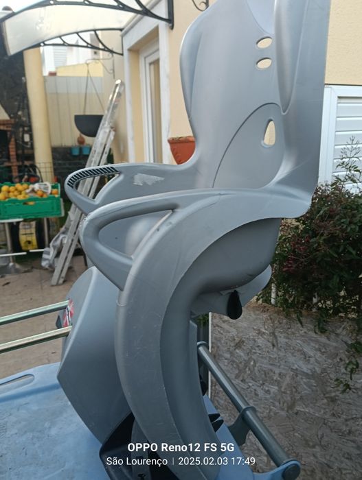 Cadeira transportadora bicicleta