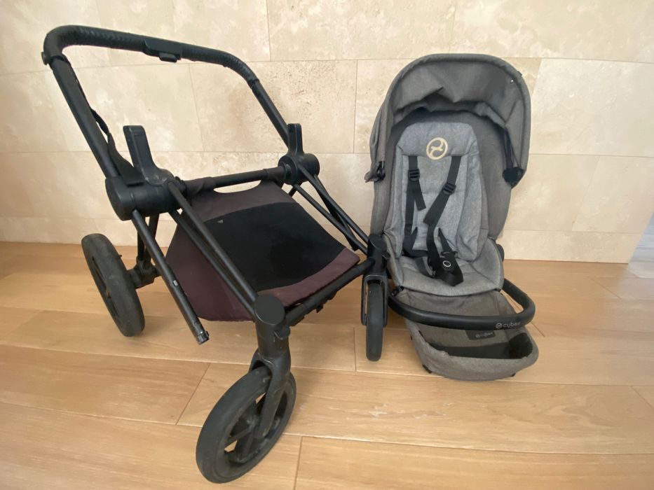 Коляска Cybex Priam Platinum 3 in 1 з додатковими аксесуарами б/у