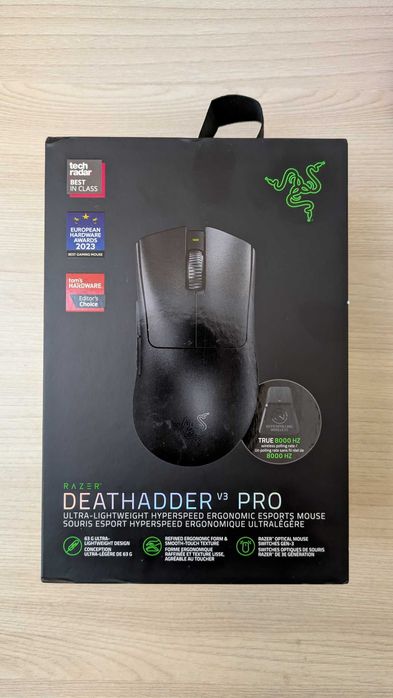 Ігрова бездротова миша Razer DeathAdder V3 Pro 8K Black | Wireless