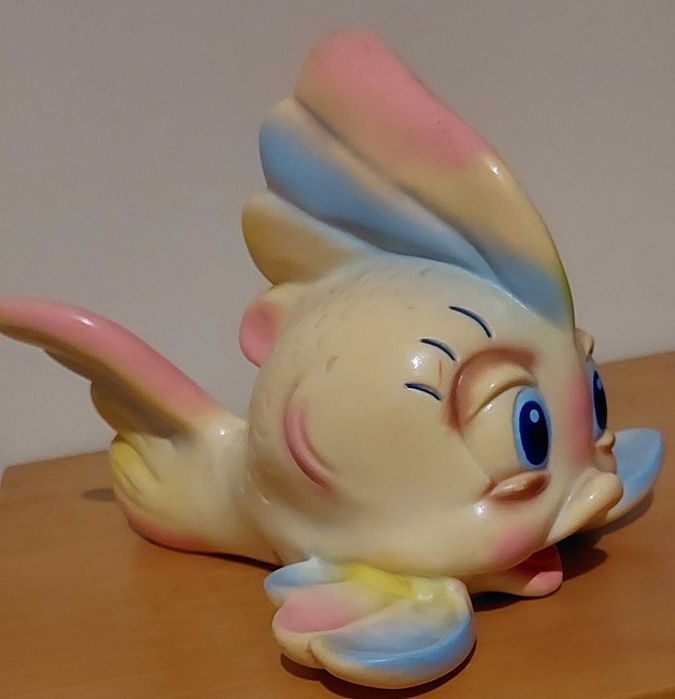 Raro candeeiro de criança muito antigo. Peixe Cleo