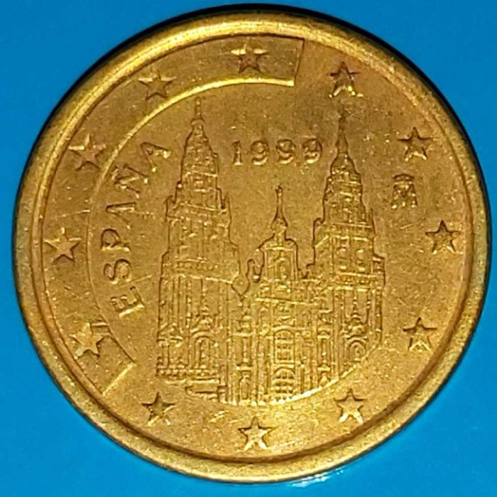 5 Cêntimos de 1999 de Espanha, Santiago de Compostela