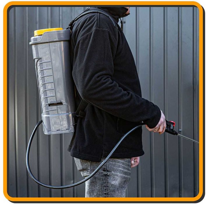 POWERMAT Opryskiwacz Akumulatorowy 16l Plecakowy + 9x Dysze PM0748