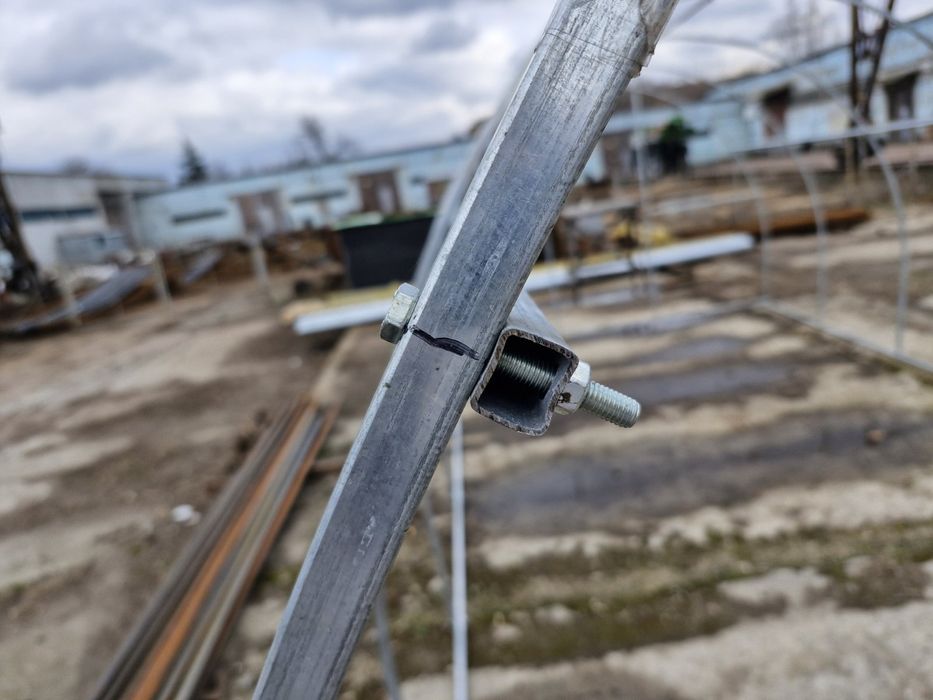 Теплиця міцна оцинкована комплект дуги та труба