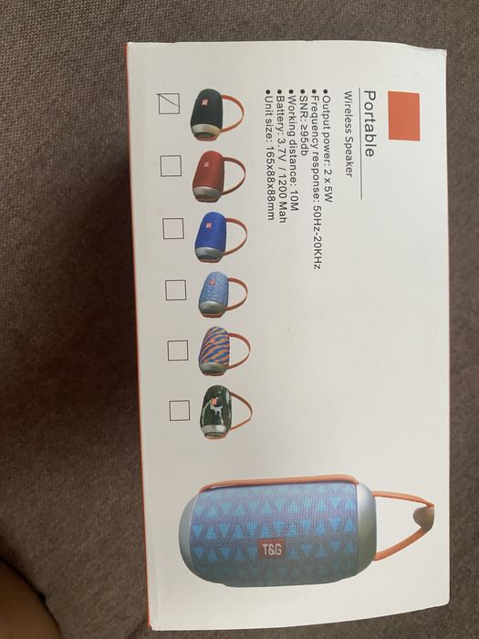Бездротова вологостійка Bluetooth колонка з USB та MicroSD TiG TG-112