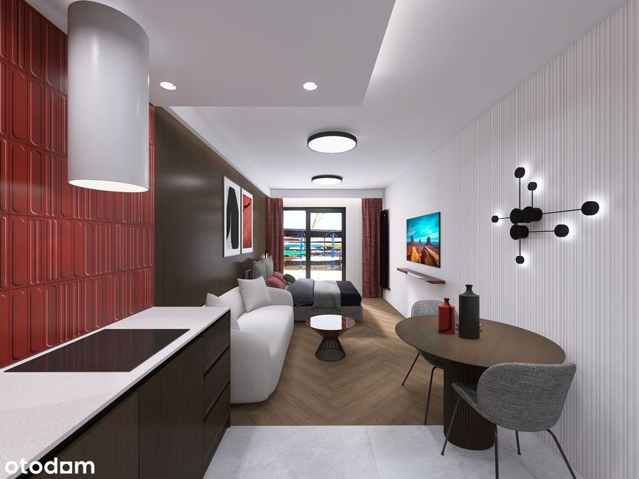 Klimatyzowane studio 27,6m2 ul. Kościuszki 22