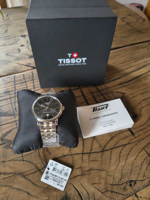 Tissot Carson Premium Automatic – NOWY – czarna tarcza