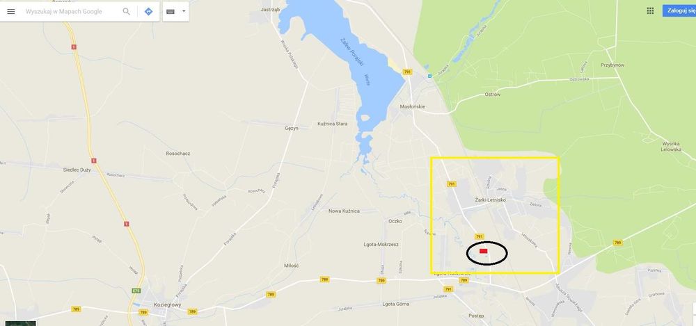 Działka budowlana Żarki Letnisko