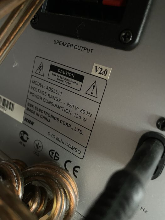 Мини домашний кинотеатр ВВК dvd mini combo abs551t