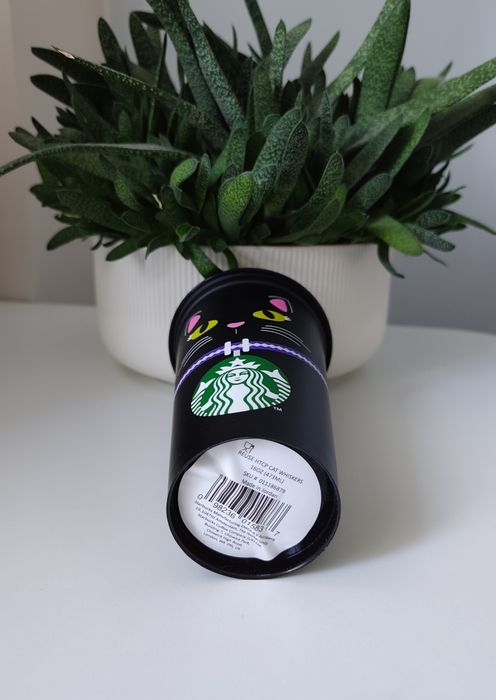 Starbucks kubek wielorazowy kot kotek reusable cup poj. 473 ml