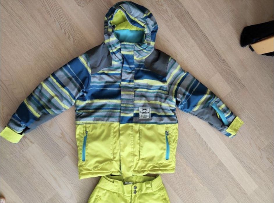 Куртка та півкомбінезон зимовий для хлопчика 6-7-8 років