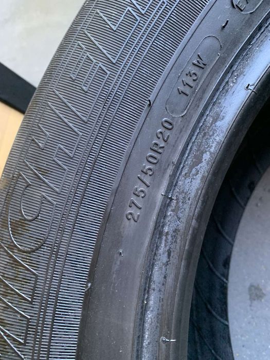 Літні шини 4 шт 275/50 R20 Michelin Latitude Sport 3