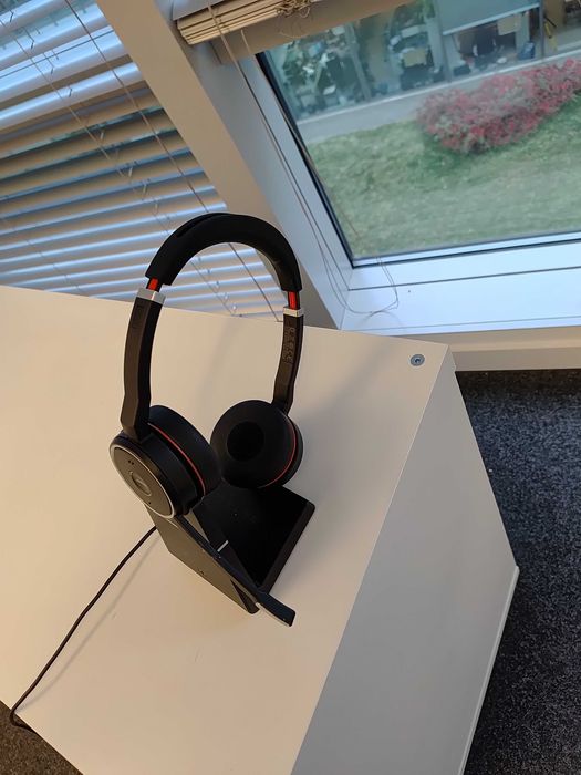 Słuchawki BT JABRA EVOLVE 75 + stacja ładująca