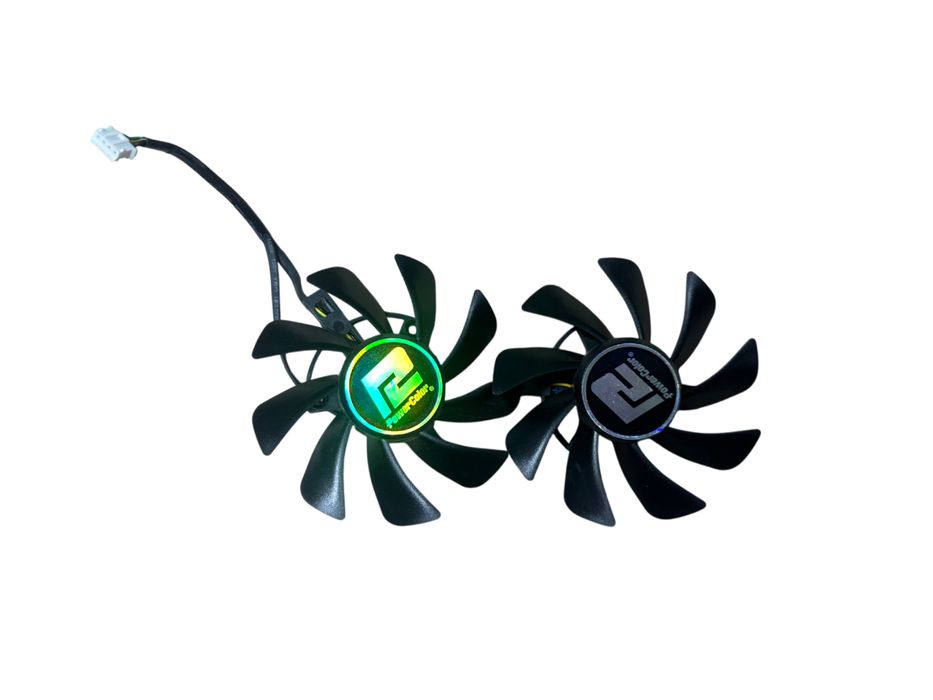 Ветилятор Everflow для відеокарти Power Color 87mm T129215BU комплект