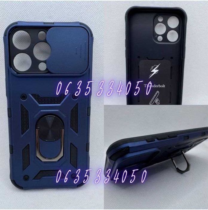 Противоударный чехол для iPhone 13 14 15 Plus Pro Max кольцо магнит