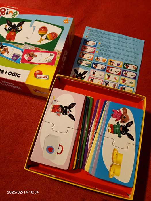 Puzzle logiczne Bing Logik,Lisciani, 1-4 lata