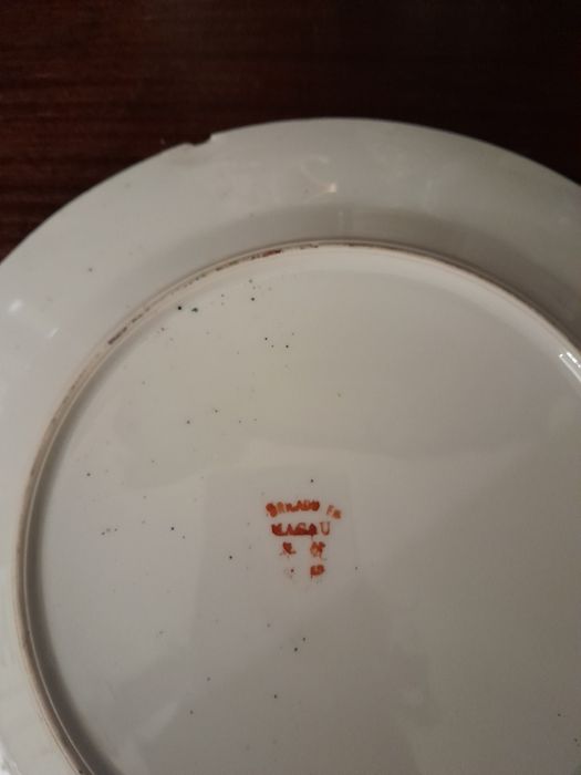 Prato decorativo antigo de Macau