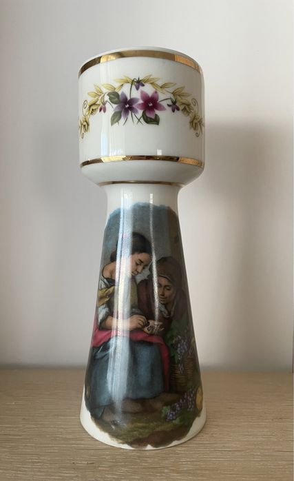 Porcelanowy Świecznik wazon Bartolome E. Murilla