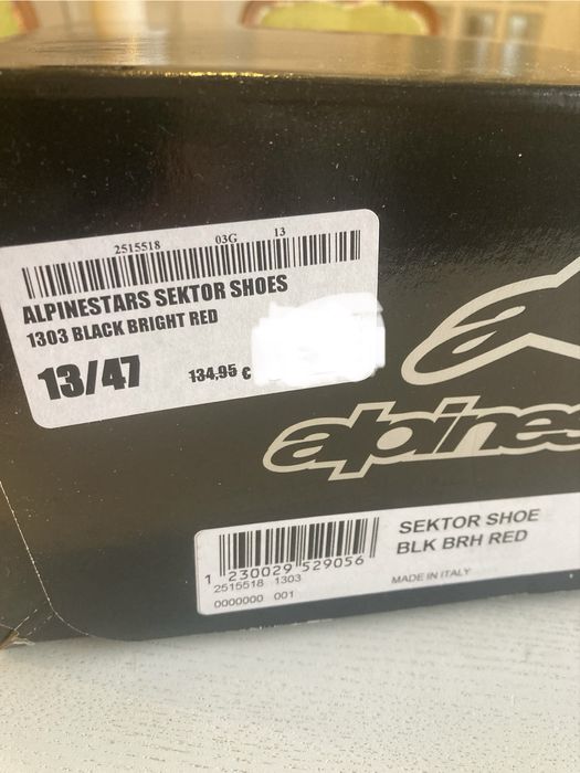 Botas Alpinestars p/ Mota “NOVAS”