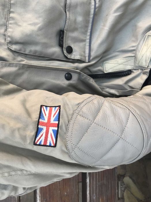 Мотокуртка сіра XL