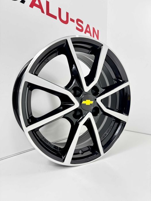 NOWE alufelgi CHEVROLET 16" 4x100 AVEO Kalos SPARK- Czarny Poler
