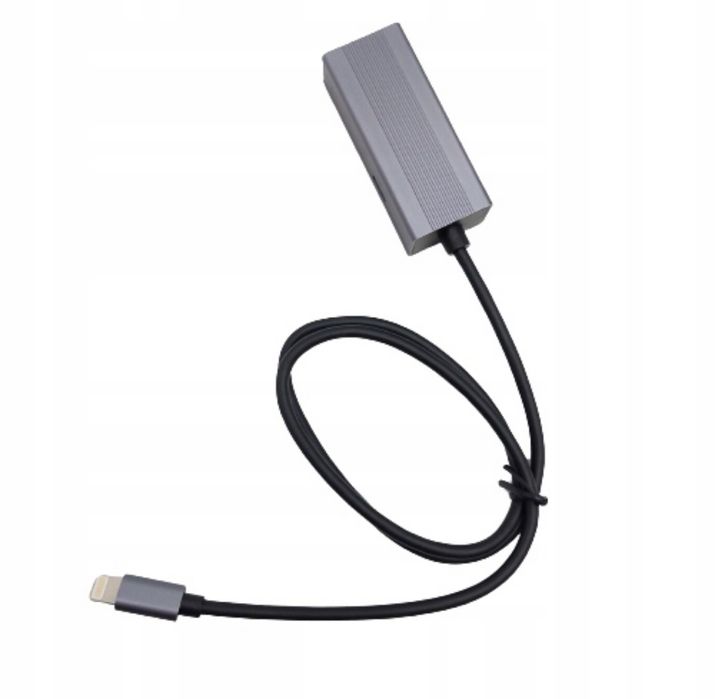 IVSHOWCO Lightning-do-RJ45 Ethernet adapter sieciowy LAN do iPhone'a