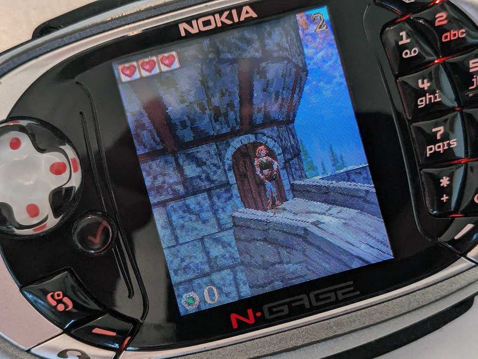 Nokia N-gage QD Silver Edition Kompletny zestaw BOX + Gra Pandemonium