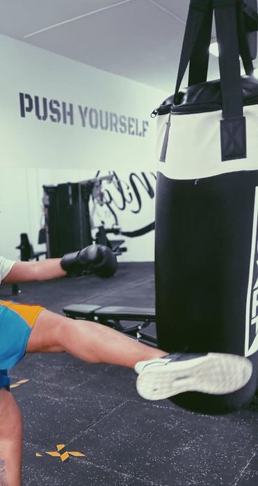 Saco de boxe da BOXPT (descosido) + Suporte do saco