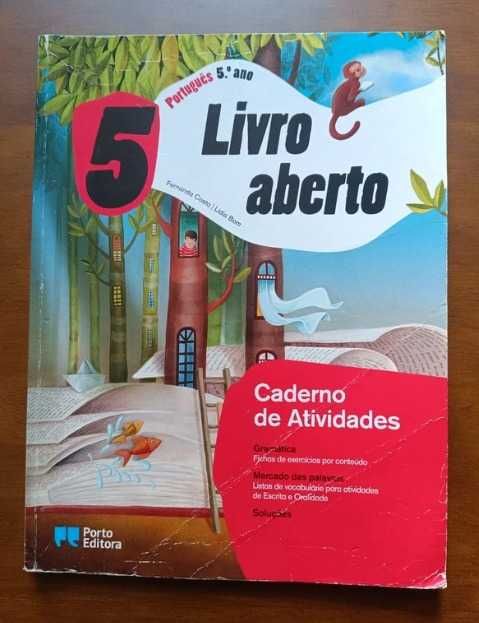Caderno de Atividades de Português - Livro aberto - 5° Ano