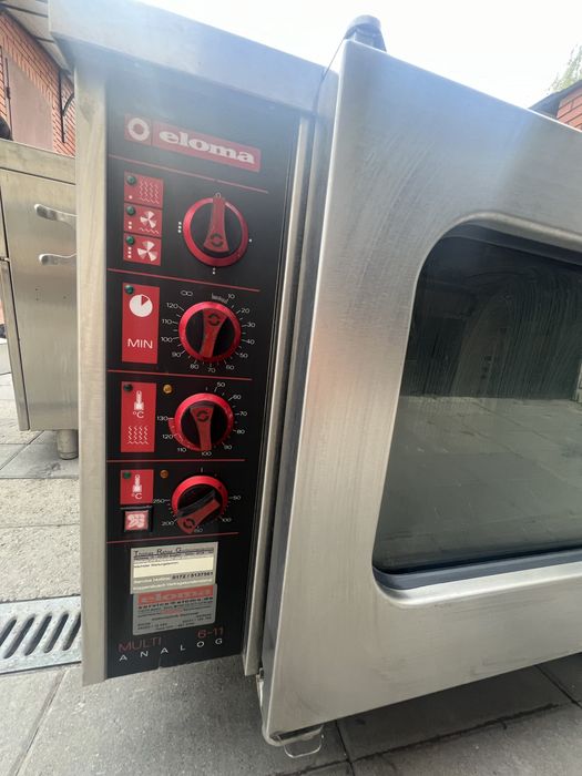 Електро пароконвектомат eloma multi 6-11