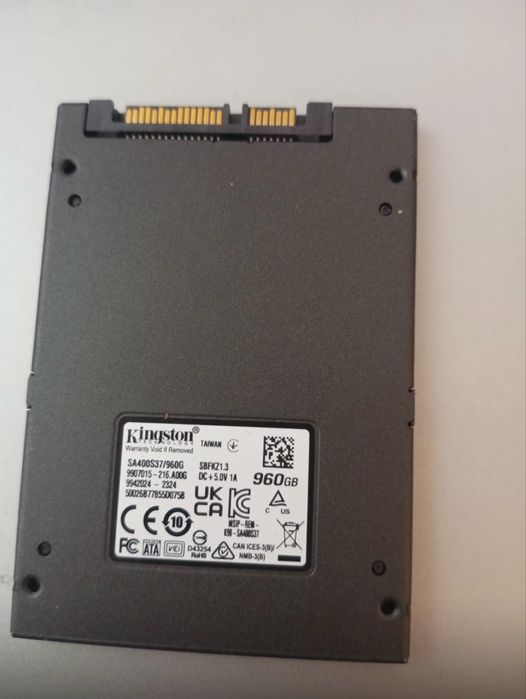 SSD 2.5 Sata3 Kingston 1tb Оригинал Полностью рабочий