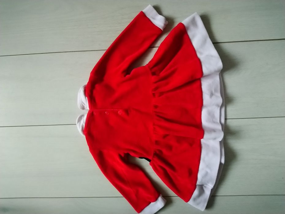 Новорічна сукня з шапочкою на 3-6 місяців