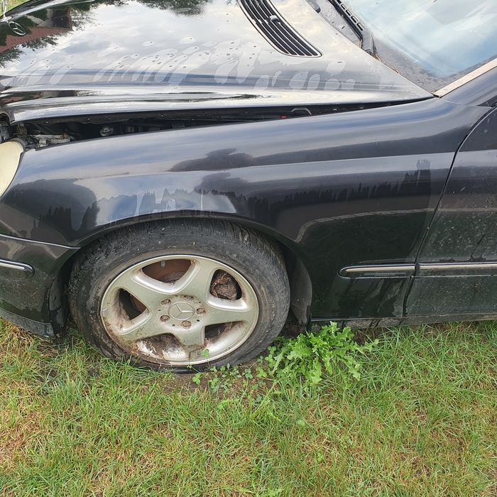Maska, błotnik, lampy, lampa mercedes w203