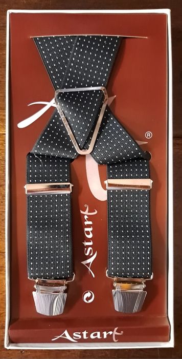 Suspensórios fantasia e alguns lisos