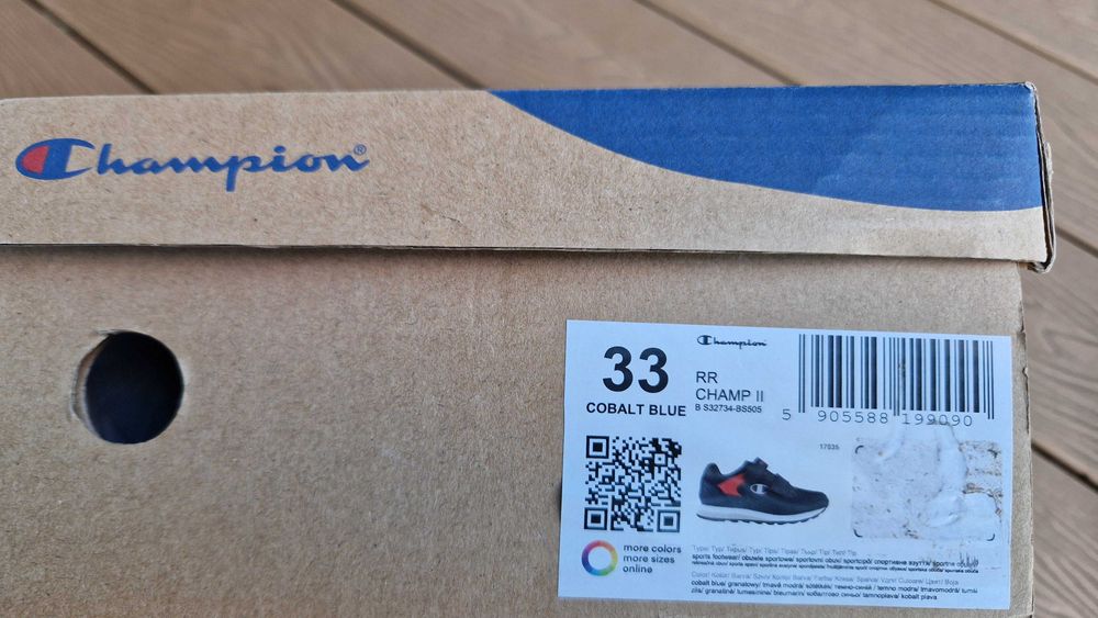 Buty Sneakersy dziecięce Champion granatowe 33 r. 21 cm