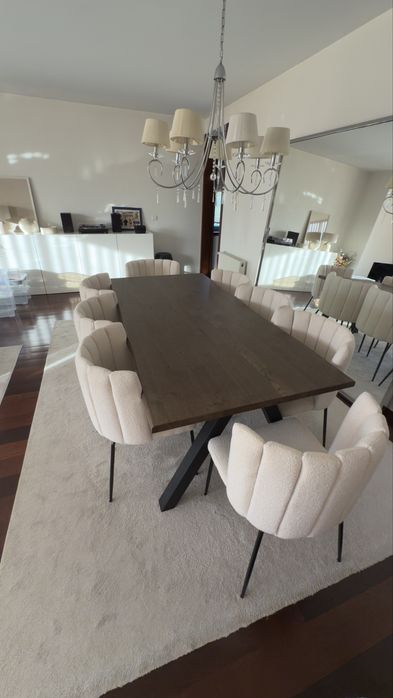 Mesa de Sala -  carvalho escuro