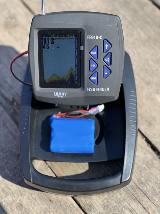 Карповый кораблик для рыбалки Тигр 2 GPS автопилот и эхолот Lucky 918