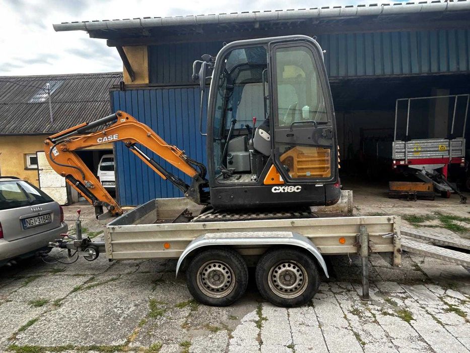 Usługi minikoparką  - wykopy, niwelacja terenu, przyłącza